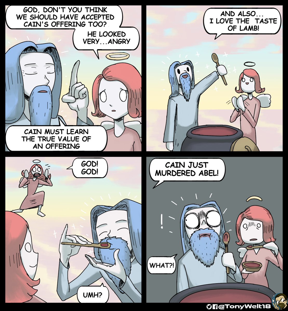 One can no longer eat a lamb in peace
#comic #comics #CainandAbel 