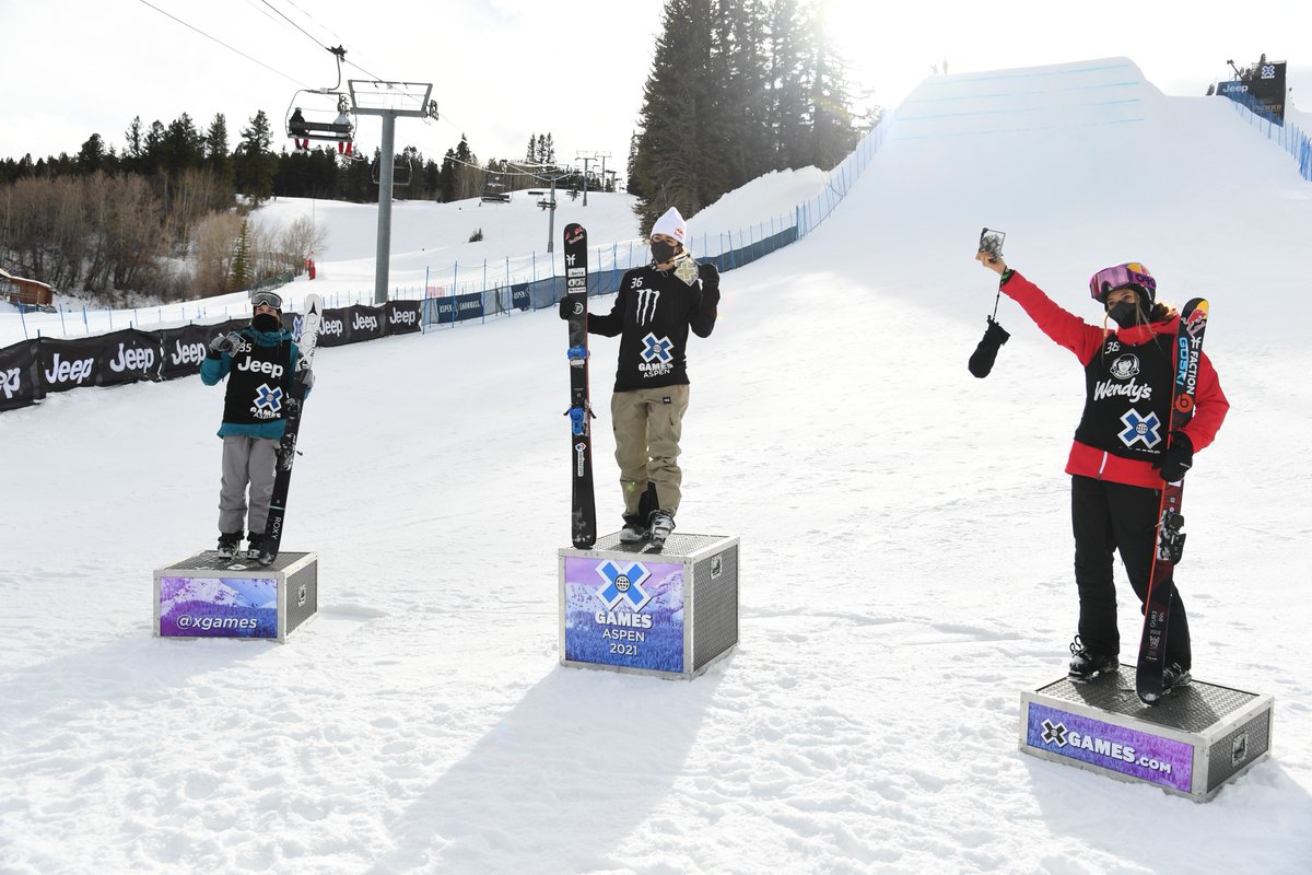 X Games On Twitter Women S Ski Big Air Podium Gremaudmathilde Megan Oldham Eileen Gu Xgames Aspen 2021