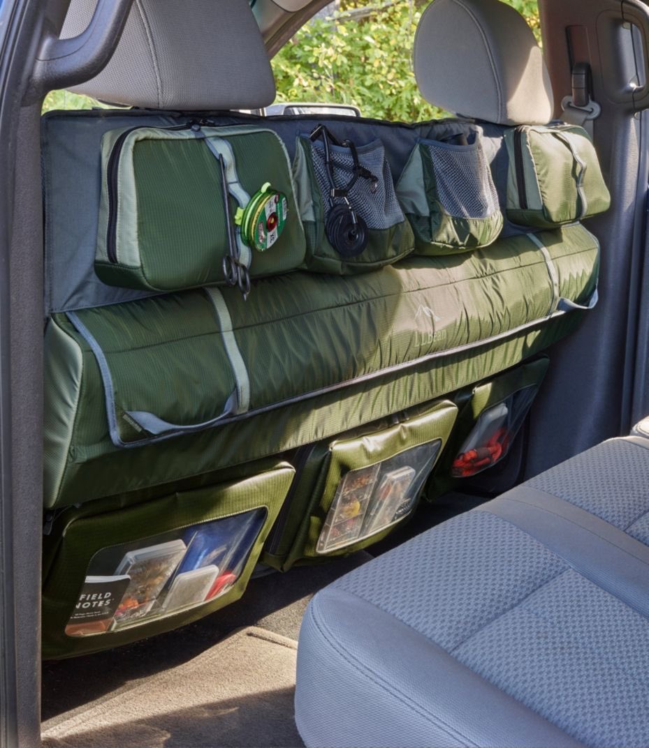 Fuji 365 Works 空間デザイン L L Beanのtruck Seat Fishing Organizer良さそう 車の座席に取り付ける収納バッグ 釣竿用に長物が入ったり 小物が入ったり 車に荷物を積む人は幅広く使えそう キャンパーやセルフビルダーにはもってこいですね