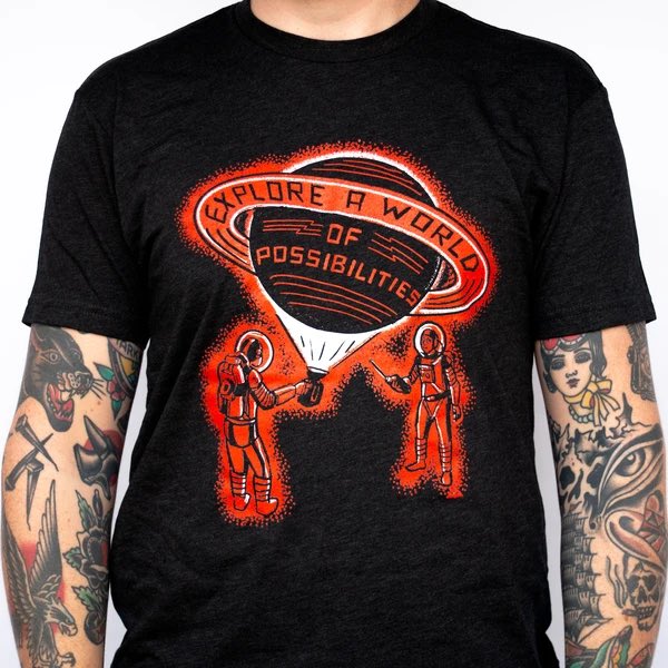 Don’t forget to.............🧑‍🚀☕️📡🔦

#exploreaworldofpossibilities 🌎

Available at the shops + BaristaParlor.com 🪐