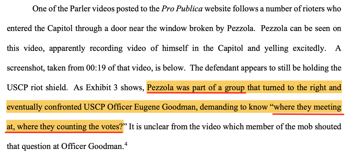 The conspirators admitted on video that they were on target to disrupt the vote count. This is who the hero Officer Eugene Goodman was deflecting to save lives.