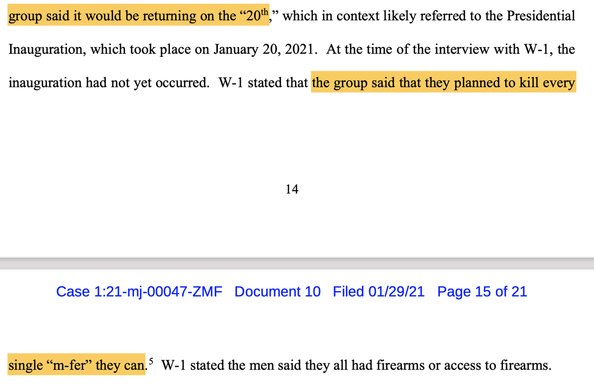 The Proud Boys apparently planned to murder as many people as possible on the day of Biden's inauguration.