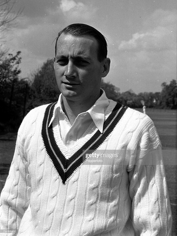 4 wickets in the first innings. The second ball pops up off Bailey’s defence and is taken by Endean at short leg. Umpire says out. England finish the fourth day at 19 for 1. 213 to get. Match hanging on a knife’s edge.