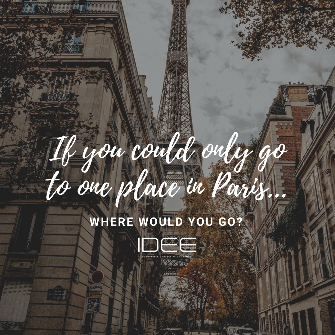 Don’t we all miss travelling so much? ✈️ Tell us your answers below 👇 #MonAmour 

#IdeeEyewear #sunglasses #eyewear #frames #paristourism #thelouvre #parisjetaime #paris #france #effieltower #parisianvibes #fashion #style #french #framewear #lifestyle #womensfashion #frenchgirl