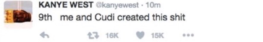 Never forget the OGs who started the new sound - Kid Cudi & Kanye West

Happy Birthday  