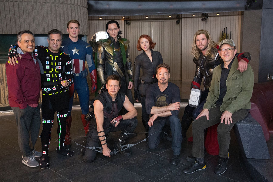MikeRishot's tweet photo. Avengers Crew Before And After Photo Edits https://t.co/h53HGoD4Vv