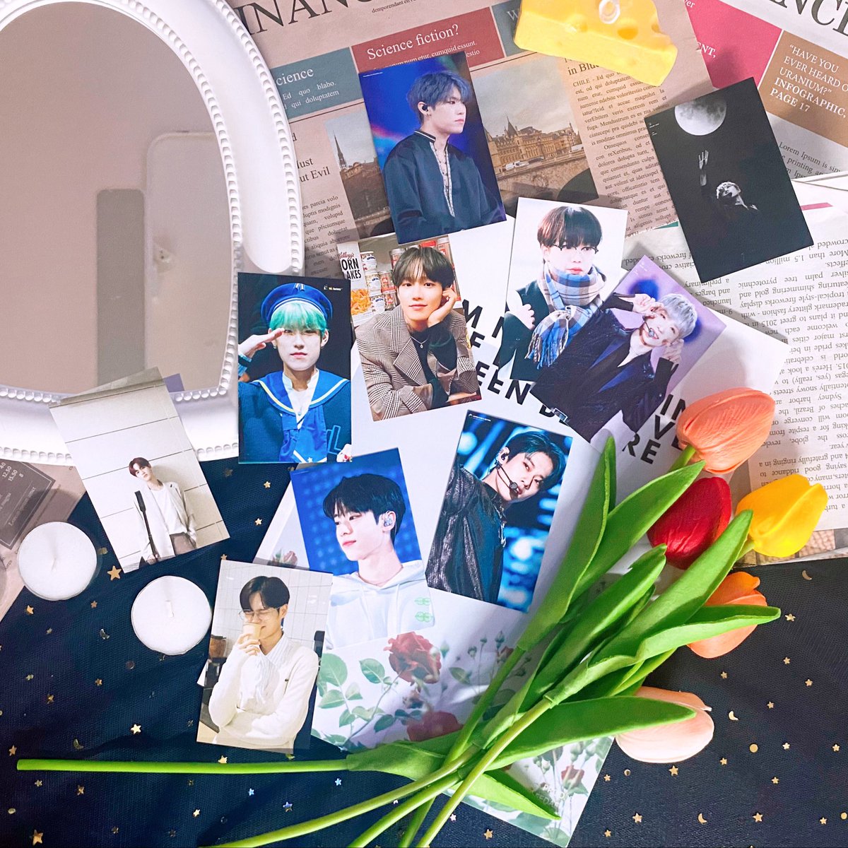 _5easonofAB6IX's tweet photo. พิเศษสำหรับคนที่มาคาเฟ่เราครบทั้ง 5 งาน

วันพรุ่งนี้สามารถพก photocard ทั้ง 10 ลาย หรือพัด 5 ลายที่มีมารับน้ำฟรีได้ 1 แก้ว  

สำหรับ 8 คนแรกที่แสดงกับพี่ที่เคาท์เตอร์เท่านั้นนะคะ @SoSoul_SpaceBar 💜

ใครยังขาดเมมสุดท้ายอย่างแดฮวีอย่าลืมมาตามเก็บให้ครบกันน้า ✨
#5EASONOFLOVEAB6IX https://t.co/f14iyd5w1N