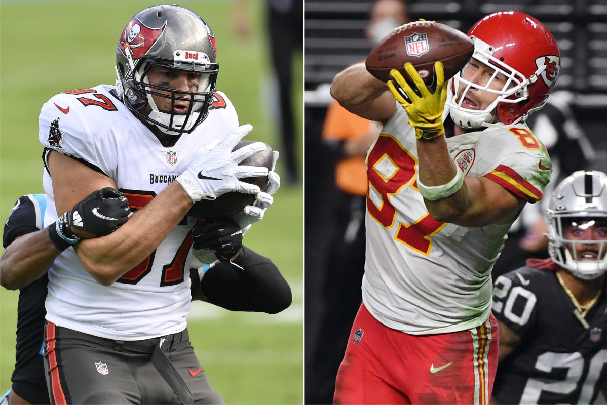 Travis Kelce vs. Rob Gronkowski tantalizing Super Bowl 2021 subplot