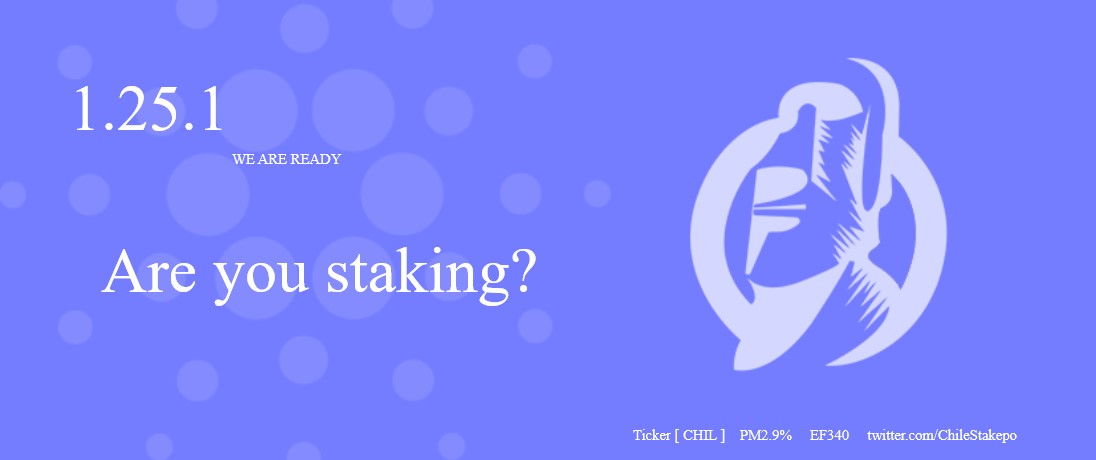 ChileStakepo's tweet image. $ada #cardano #stakepooloperator 
1.25.1