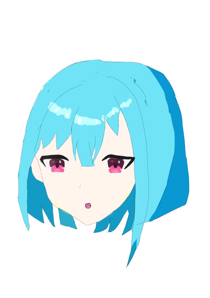 ゆきまう イラスト練習中 目がキラキラしてて綺麗 好きです