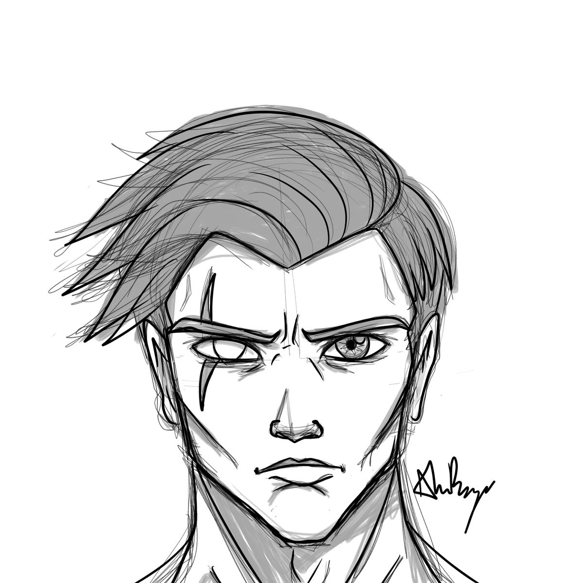 fluffeh_pandaFN's tweet photo. Woo I haven't drawn in a long time, but I forced myself to do a sketch of golden papi #midas #fortnite https://t.co/wkBmDe6Jmk