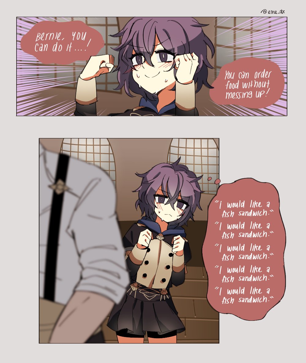 Bernadetta attempts to order food #FE3H 