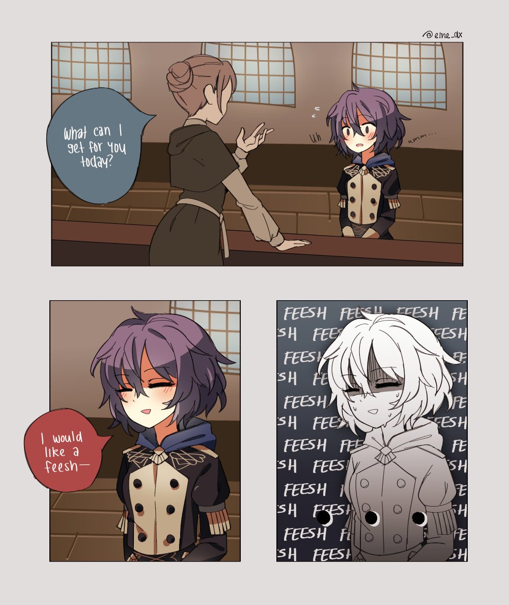 Bernadetta attempts to order food #FE3H 