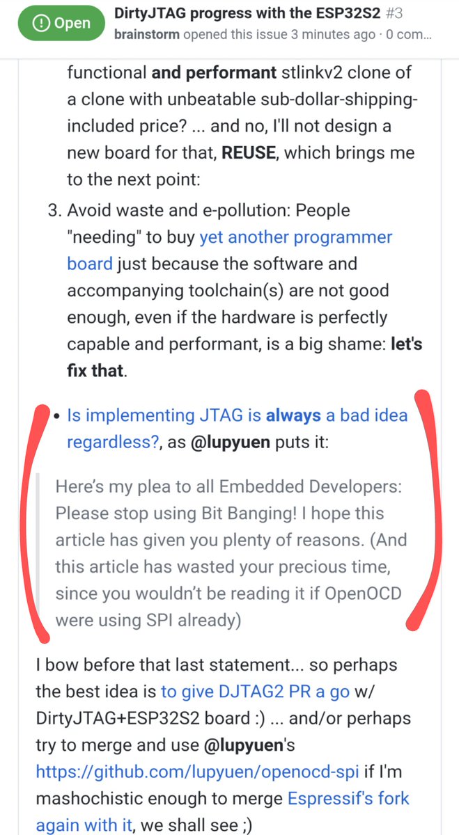 MisterTechBlog's tweet image. #OpenOCD Bit Bang strikes again 😉

github.com/jeanthom/openo…