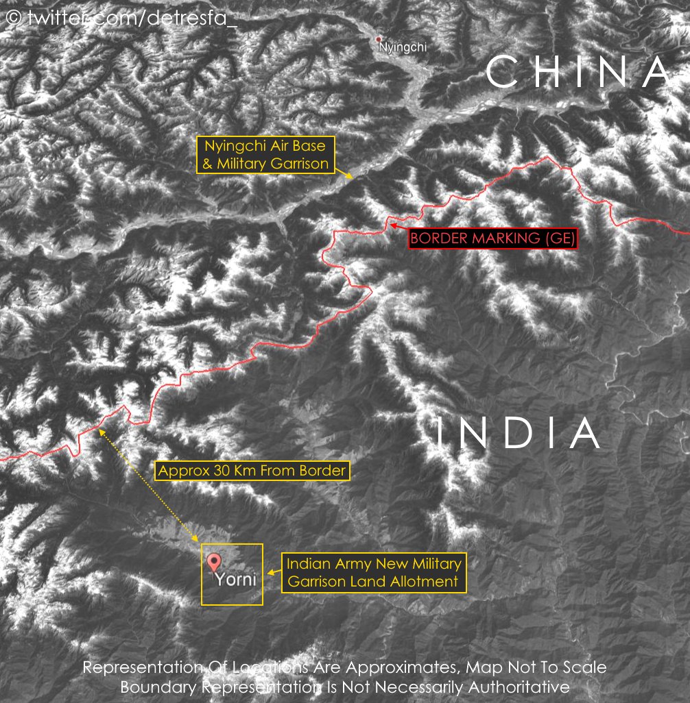 Damien Symon on X: Disputed land between #Bhutan & #China near Doklam  shows construction activity between 2020-21, multiple new villages spread  through an area roughly 100 km² now dot the landscape, is