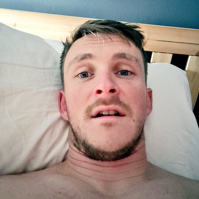 Got COVID-19 🤒 Feeling rough af 🥺 Trying to get up and shave the mess off my face... 🤣 Stay safe peeps<a href="/tag/buzzed"class="tags"><span>#buzzed</span></a>