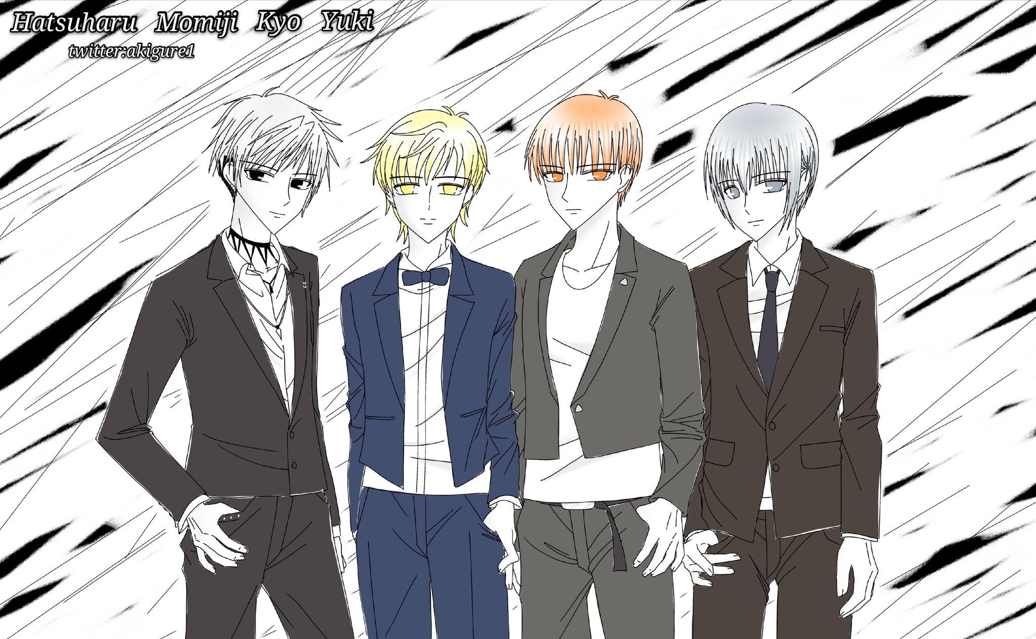 慊人控on Twitter Hatsuharu潑春 Momiji紅葉 Kyo夾 Yuki由希 Hatsuharusohma Momijisohma Kyosohma Yukisohma Fruitsbasket フルーツバスケット 草摩潑春 草摩紅葉 草摩夾 草摩 由希