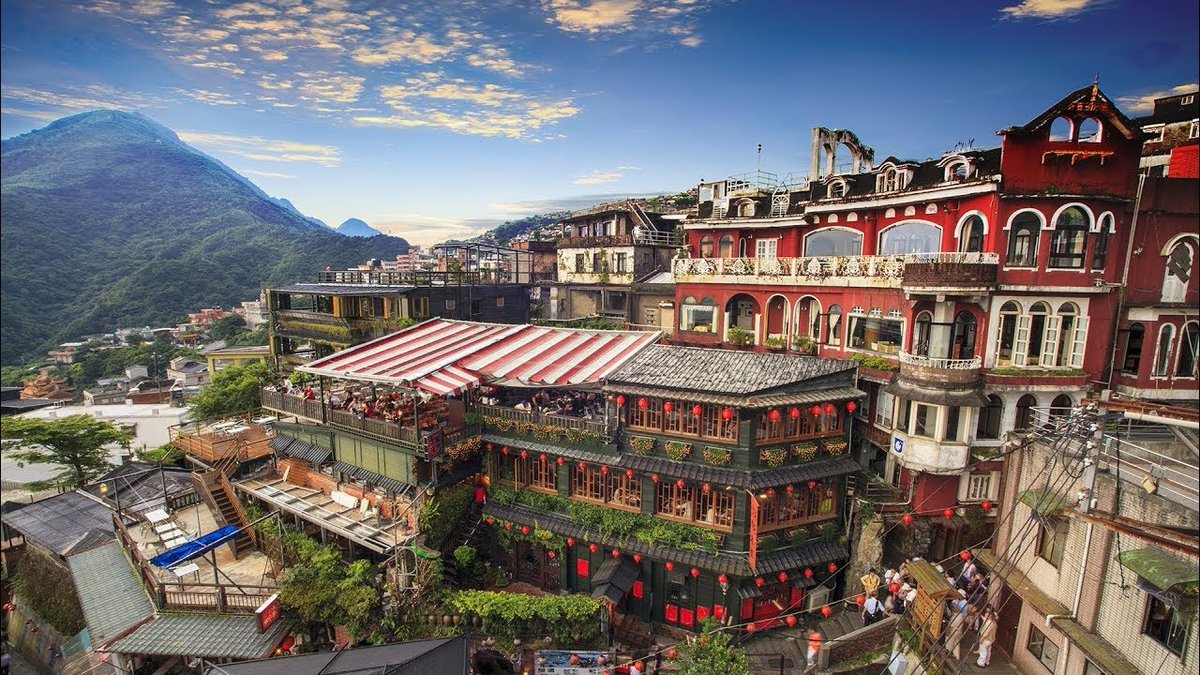 48/ Some people think Jiufen, a mountainside village north of Taipei, was the inspiration for the village in Spirited Away. Jiu-Fen means "nine portions" and the name comes from the village wanting nine portions every time there was a new shipment in port