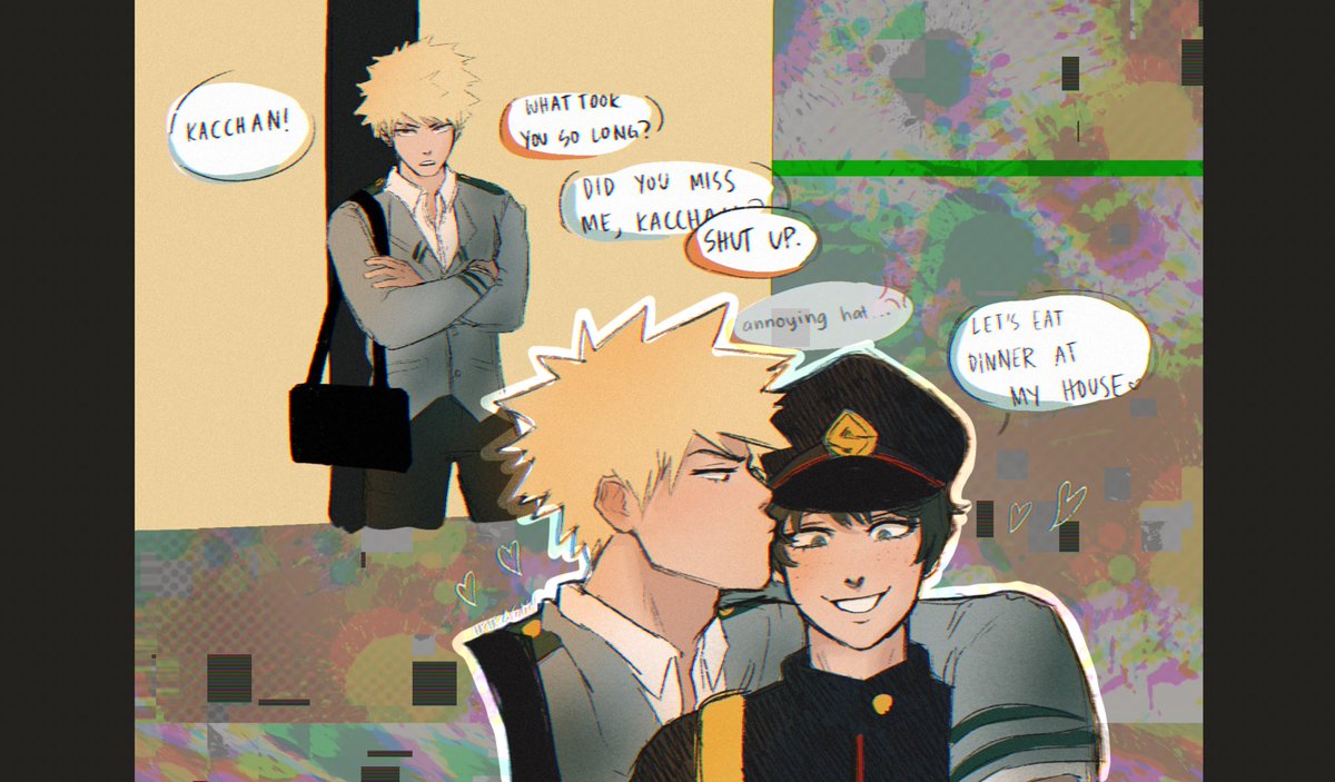 ua student bkg and shiketsu student deku ?
#bakudeku 