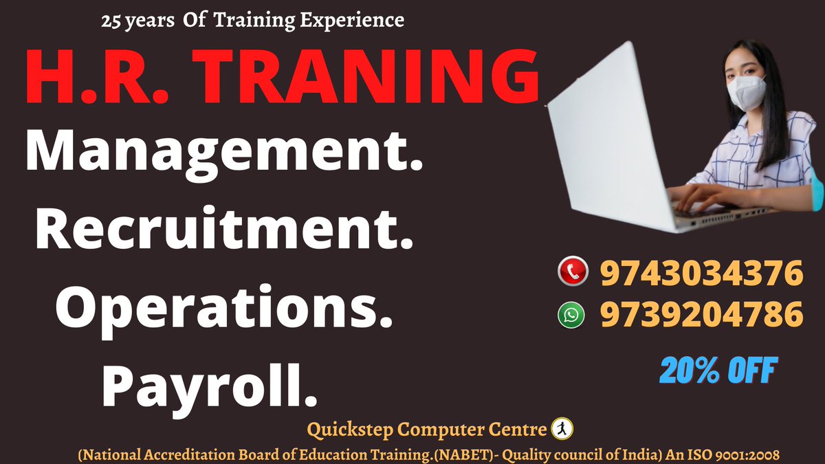 quickstep_r's tweet image. * INDUSTRY SYNCHRONIZED H.R. TRAINING *
#hrtraining #hrmanagement #HRPayroll #hrrecruitment #hroprations . H. R Training , H. R management . H.R Operation . H.R Recruitment .
