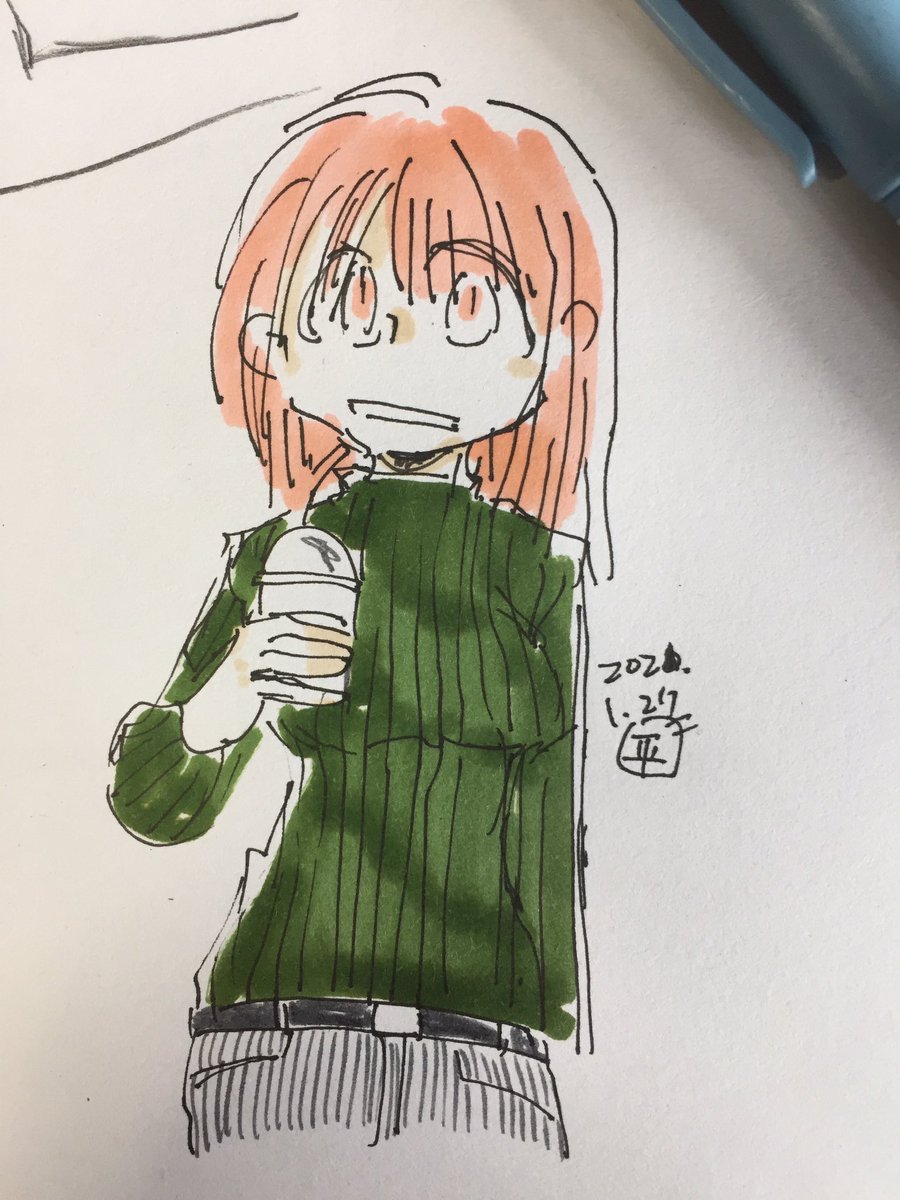 1枚目一番手がかかってないのに一番お気に入り #今月描いた絵を晒そう 