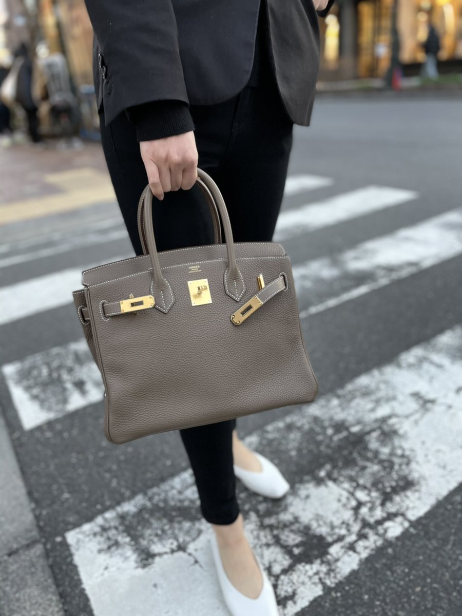 ギャラリーレア銀座本店 Ar Twitter バーキン30 エトゥープカラー エトゥープはエルメスの中で人気の高い定番カラー 合わせやすさや使いやすさはブラックに並びます お探しの方はぜひご相談下さい Etoupe Hermsginza Birkin30 エルメス バーキン30