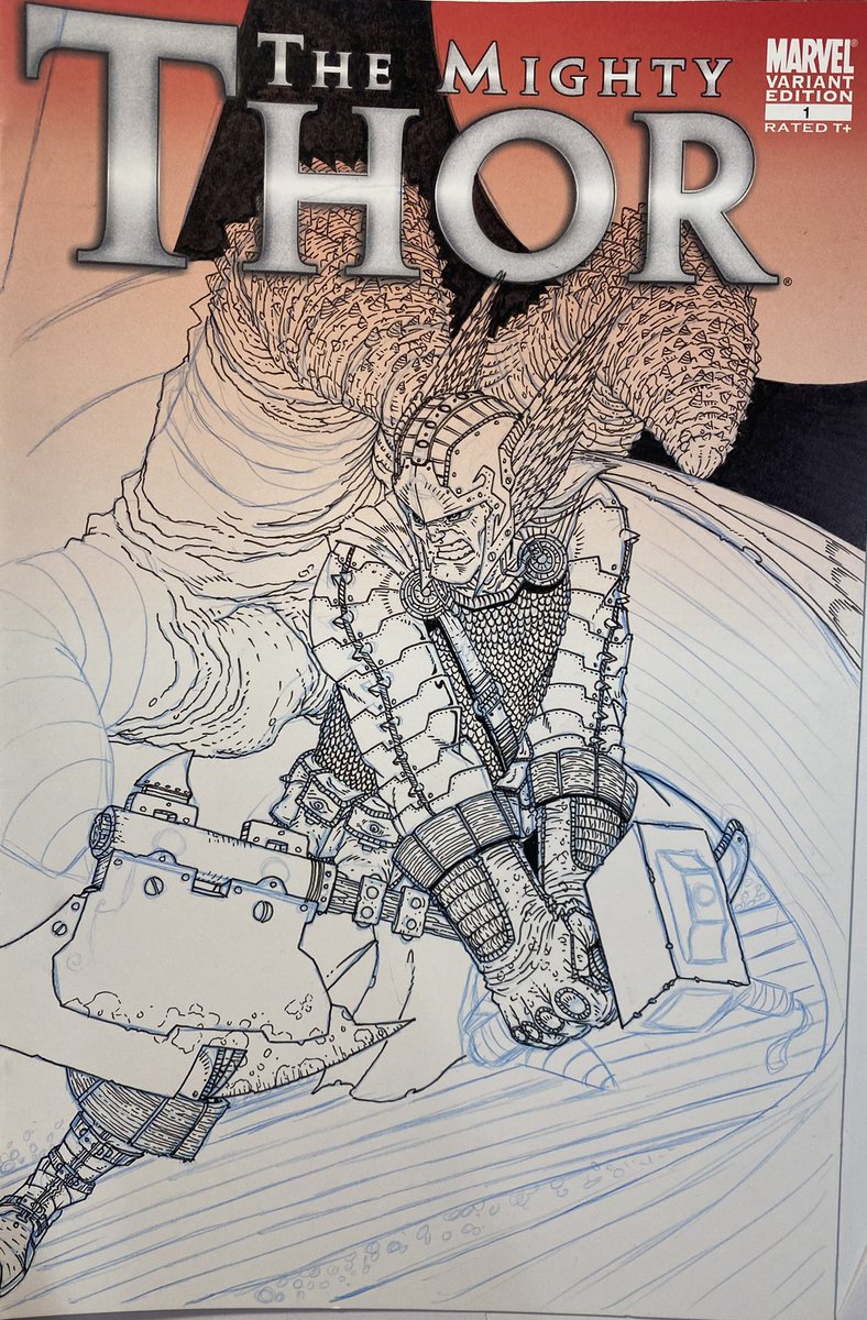 THOR Sketch Cover WIP - Part 2

Busy week. Minimal progress, but coming along. Should be done this weekend (front and back!)... https://t.co/5TiBV003El https://t.co/k7KcbhpLn7