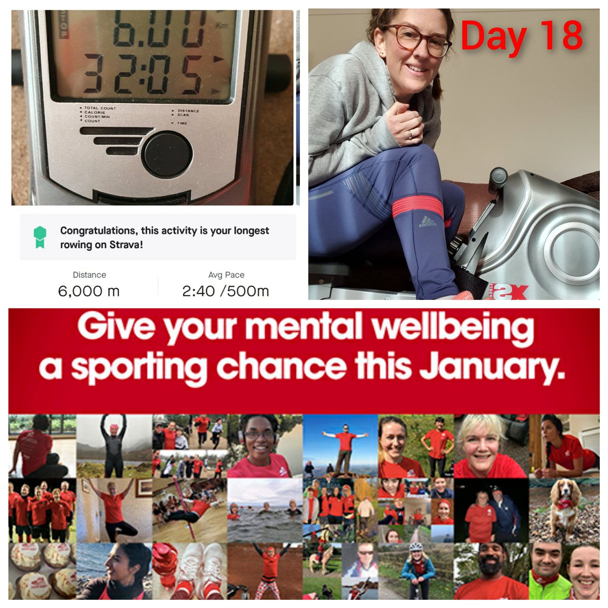 bekbythesea's tweet image. No #BlueMonday here because #RedJanuary is keeping my mental health in check. Day 17 was a 6k row as im homeschooling and on @BBCYork tonight! Manic Monday more like! @REDJanuaryUK @sportinmind