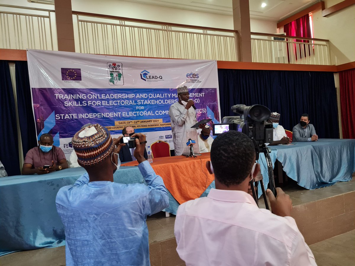 EU_SDGN's tweet photo. The #LEADQ training is organised for Chairpersons of the 36 State Independent Electoral Commissions of Nigeria & seeks to further enhance their management capacities in building a sustainable #democratic culture & institutions at the sub-national level.
#EU4DemocracyNG @ECESeu https://t.co/DXtuhp36bG