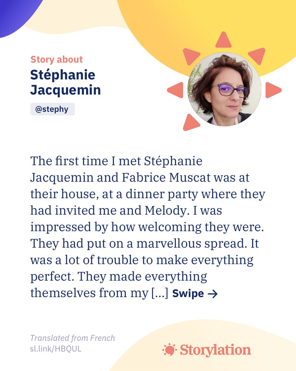 Storylation's tweet photo. Tell us the last time you were impressed by someone’s hospitality💕
#unexpectedmeeting #movingstory #welcomingpeople #hospitality #kindness https://t.co/s5fu68hvTL