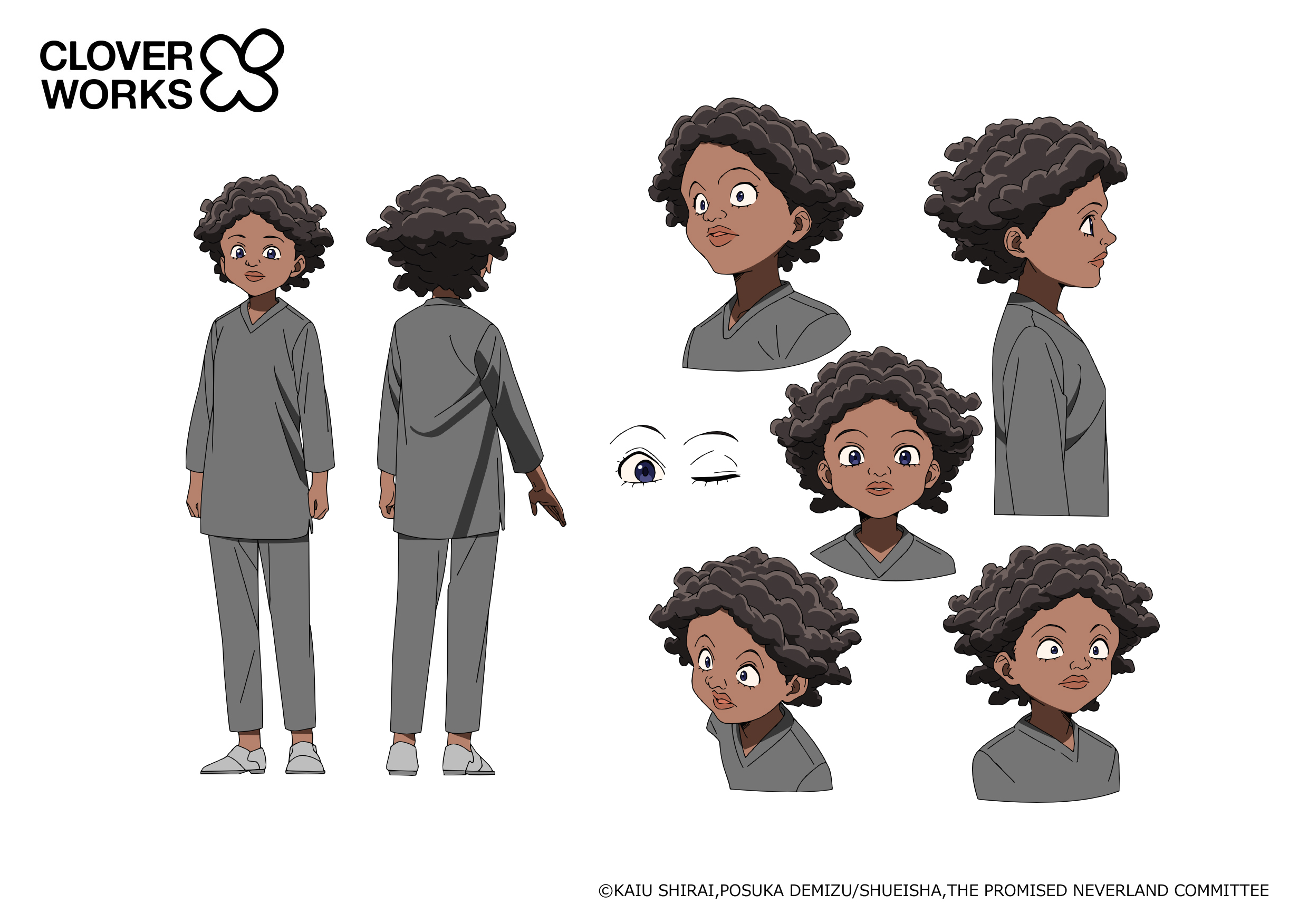 CloverWorks Global on X: Here are the character/expression designs for  Conny from The Promised Neverland Season 1. She is a gentle girl with a  big heart who dreams of becoming a mother