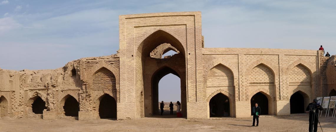 Dayhatyn started life as a Tahirid fortress (9th century), and was later transformed into a caravanserai (11th-12th centuries) by the Seljuks. It's Turkmenistan's best-preserved caravanserai and is currently being restored thanks to US funding 3/7 Lebap region
