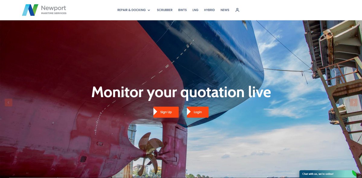 MaritimeNewport's tweet photo. Ship repair and retrofit goes digital! We are delighted to announce the launch of NMS, the first ever online ship repair and retrofit platform!
https://t.co/kzZM2n9Cx8 https://t.co/QSkHGvkfj1