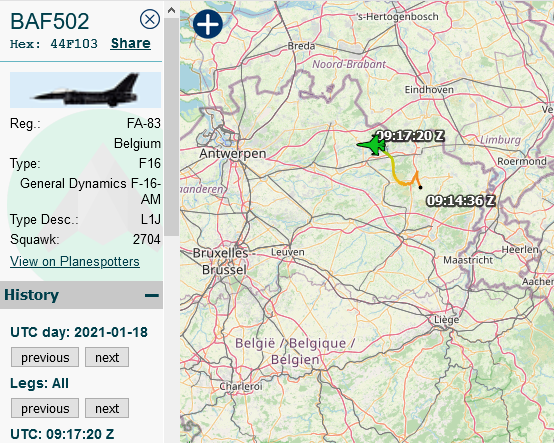 SirListenalot's tweet photo. #KC135 #GOLD01 out of Mildenhall picked up three Belgian AF #F16's as #BAF501-503 from Kleine Brogel. #BAF503 rtb. https://t.co/ZRAhlusLDd