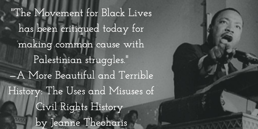 When Martin Luther King criticized US involvement in Vietnam in 1967, the  @nytimes condemned him in an editorial, headlined "Dr. King's Error." Today's racial justice activists call to end US taxpayer funding of apartheid in Israel-Palestine, while US liberals condemn them. 1/3