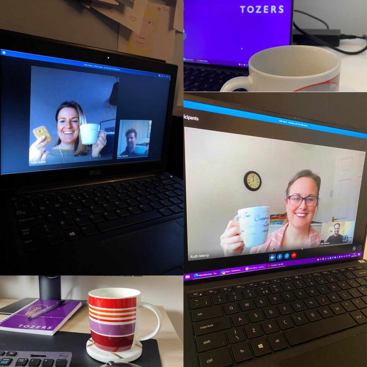 TozersLaw's tweet image. Today is supposed to be #bluemonday but instead we put the kettle on to virtually catch up across the firm, helping turn it into #brewmonday ☕

Its about more than just having a cuppa, its about checking in with our colleagues, reaching out and staying connected! 💻