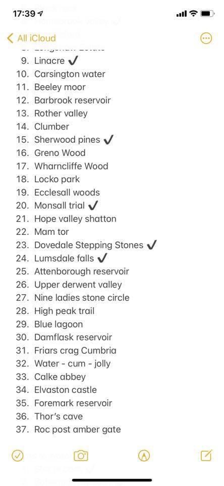 MissBonsorPE's tweet photo. For those in the Derbyshire/South Yorkshire/Nottinghamshire area here is a list of our stunning parks and walks🙌🏼 perfect for exploring during lockdown. My challenge it to complete them and take a picture of each. Spread the word🥾🌳🚴🏼‍♀️ #derbyshire #exerciseinlockdown #local https://t.co/qybMCn2cec