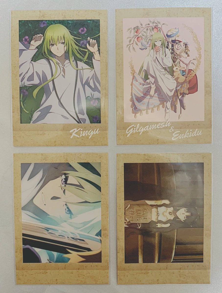 mo7_riza's tweet photo. 交換 FGO Fate/GrandOrder 絶対魔獣戦線 バビロニア バビアニ アニメ ぱしゃこれ

譲* マシュ イシュタル エレシュキガル アナ 牛若丸 ギルガメッシュ

求* 画像2枚目 キングゥ エルキドゥ 優先
写真に無いキングゥも求めているので一緒にご提示頂けると幸いです｡

↓ https://t.co/Ff2LY1J8xb