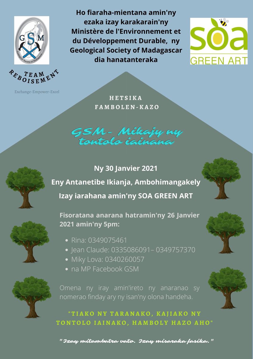 Geological Society of Madagascar (GSM) tweet media