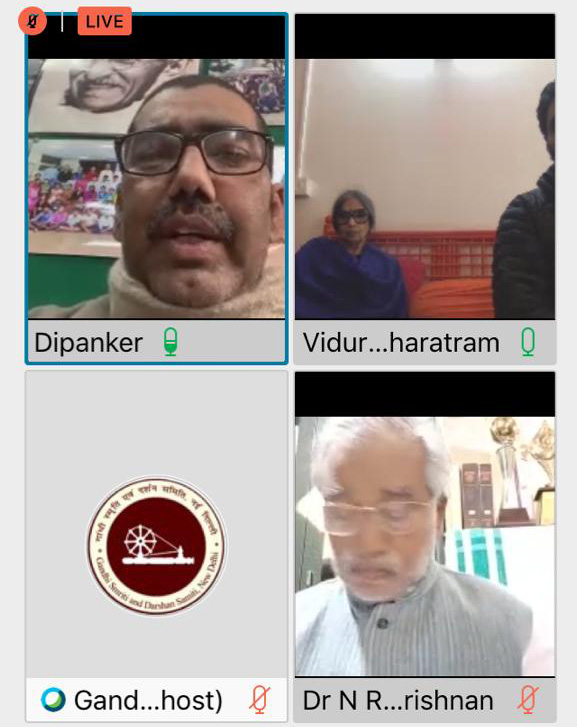 GandhiSmriti_'s tweet photo. Gandhi Smriti & Darshan Samiti has organised a 5th International E-#Dialogue on 'Revisiting Gandhian Ethics in Contemporary Era' on January 18th, 2021.
Kindly watch the video given below:
https://t.co/OP05k4BV3O
#Gandhi151
@PMOIndia| @prahladspatel| @nirupamakotru @Dsgyan1 https://t.co/f6LEkp9KqU