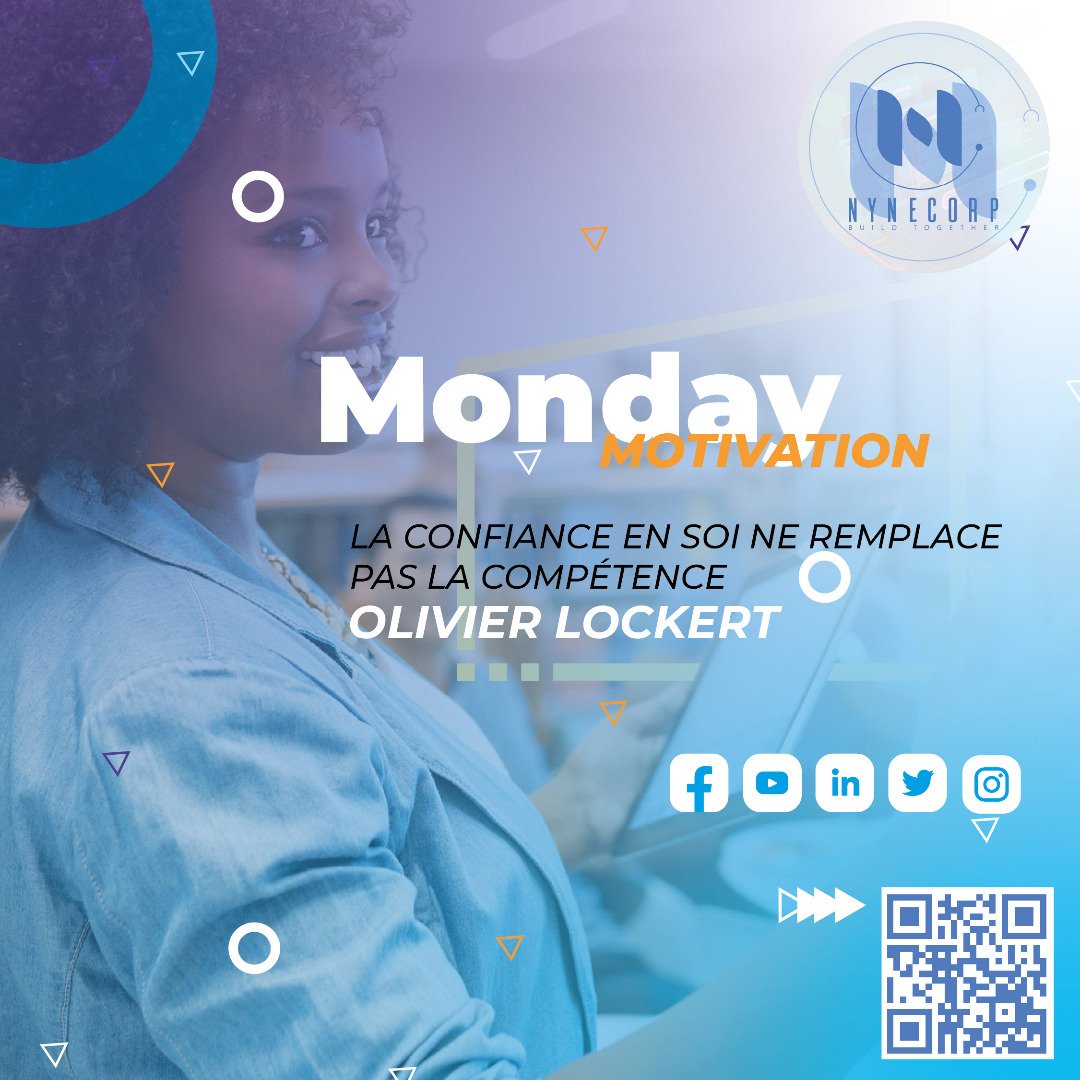 NyneCorp's tweet photo. @NyneCorp vous invite à opter pour une équipe 💪 💥confiante et compétente💥💪pour vos besoins de
👉🏾 PROGRAMMATION,QA_TESTING...
Bon début de semaine 🙏
#Nynecorp #programmation #graphisme #design #marketing_digital #business #technologie #QA_testing https://t.co/9gRfXbGDhZ