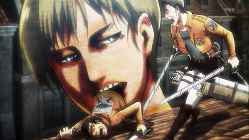 Let’s ask ourselves. What does Eren possess? The Founding and Attack Titan. Why did countless people in Paradis, in the survey corps... die? What did they sacrifice themselves for? The founding Titan and for survival. Where there sacrifices meaningless? +