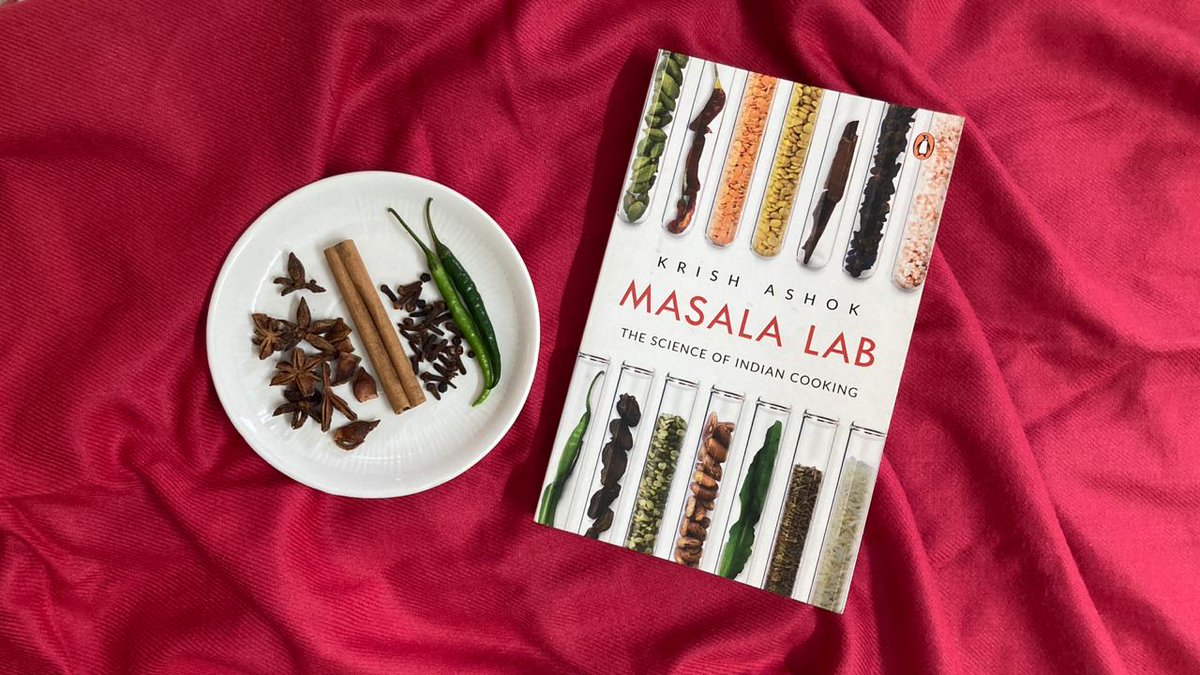 PenguinIndia's tweet image. .@krishashok takes a curious and engaging approach to food, with the aim of making us all better cooks!  #MasalaLab #TheScienceOfIndianCooking