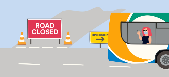 StagecoachWales's tweet photo. #Aberdare Service Update: Due to the continued road closure in #Perthcelyn, our 95A service will start and end at #Mountain Ash. There is a shuttle service provided. https://t.co/XlXp7WejaR