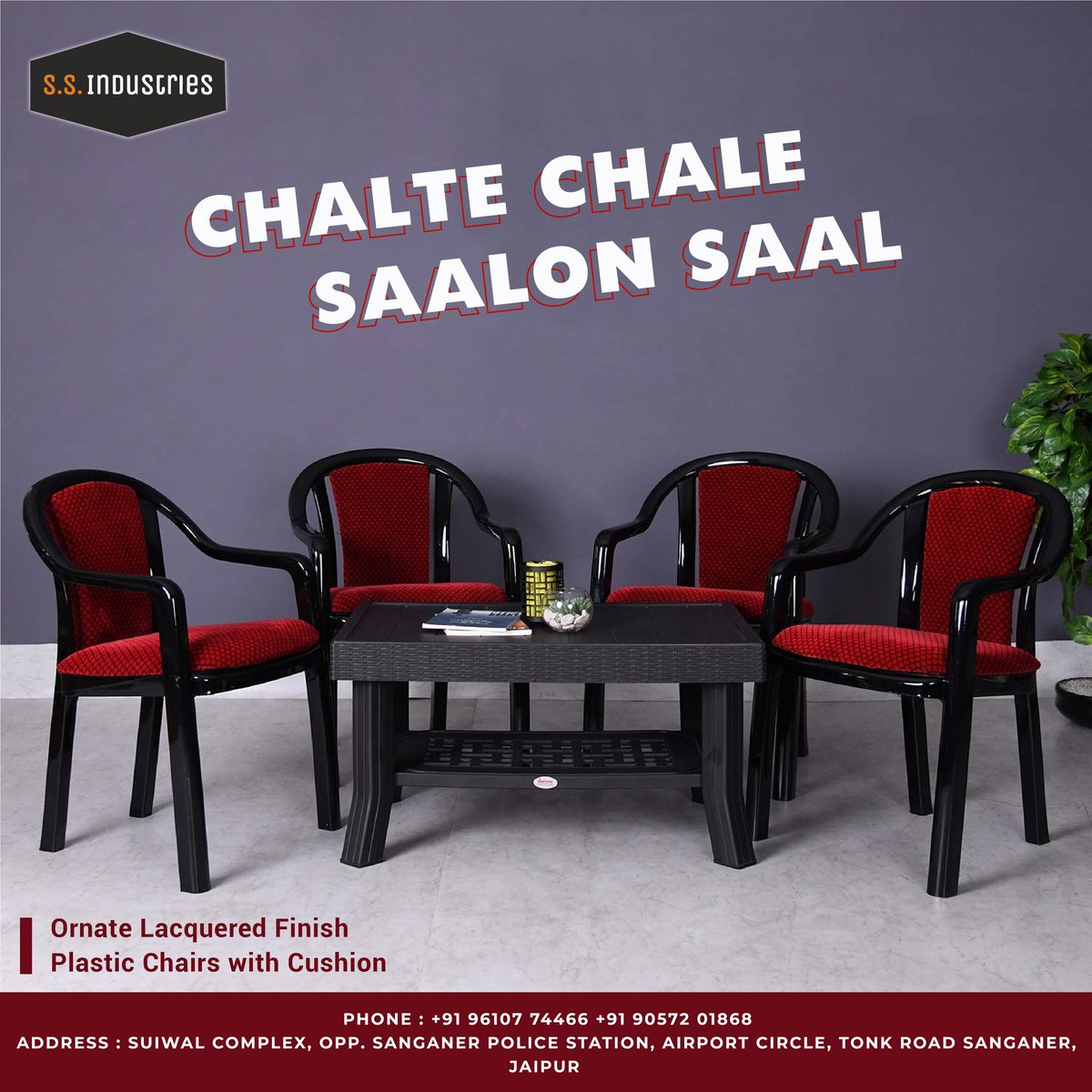 ssindjaipur's tweet photo. Furniture for years &amp; years to come. Explore a wide range of Long-lasting and Durable Furniture !!
.
.
.
Visit us - https://t.co/Kz0iqzRnXh

#Plasticfurniture #Chairs #Durable
#interiordesign #jaipur #jaipurfurniture  #interior #furnituredesign #decoration #livingroom #design https://t.co/uzg8SMOZGt