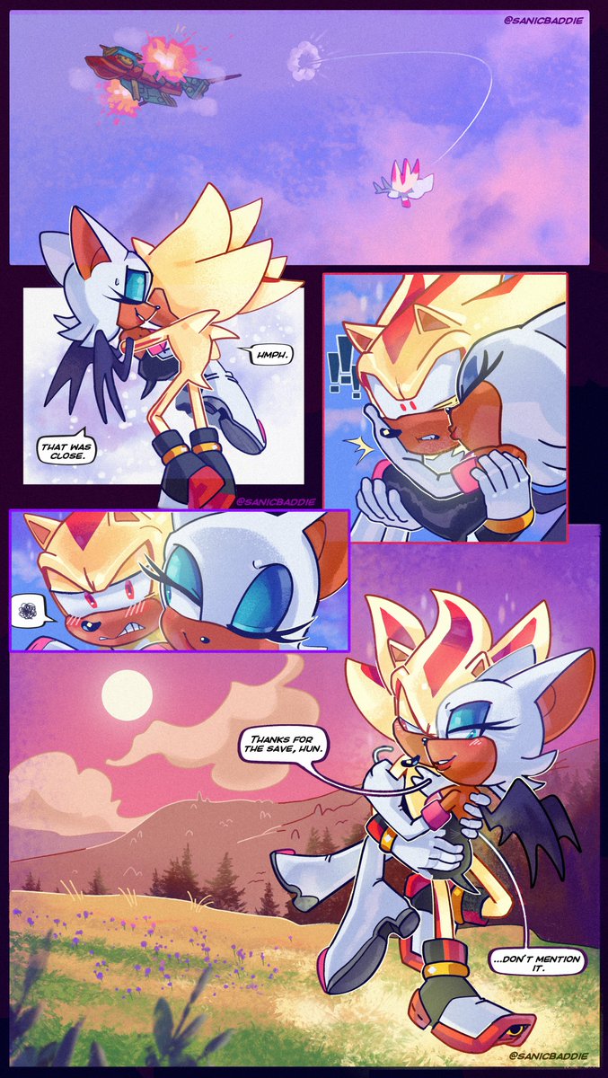 sanicbaddie's tweet photo. yooo its here!! my last lil shadouge minicomic was angsty™ lmfao so i decided this new one would be sweet and fluffy! hahaa😊😊 https://t.co/5SQclufQ8n
