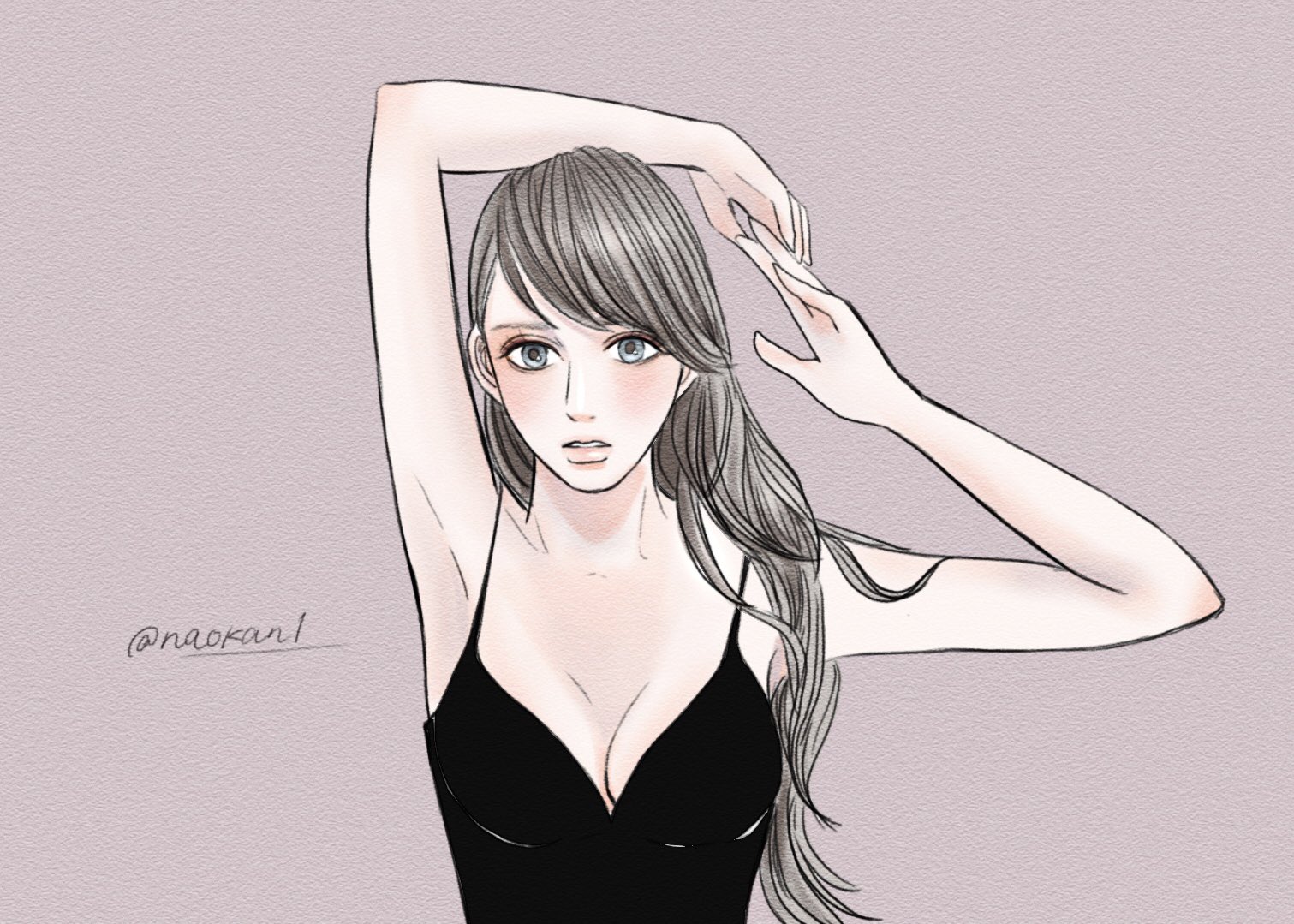 Naokan1 今日の2枚目 セクシーガール 女の子イラスト 絵描きさんと繋がりたい 創作イラスト T Co Xwdjpm7tu2 Twitter