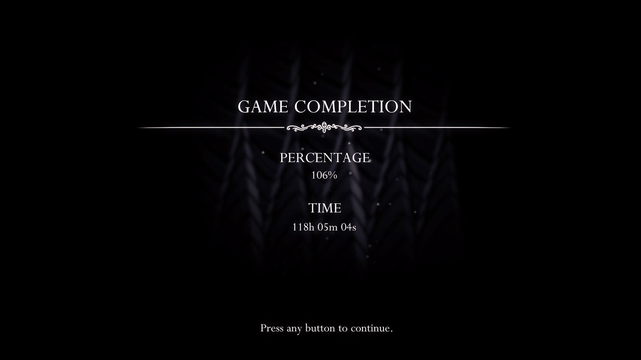 Look at this world record speedrun time 🙃🙃🙃 #HollowKnight https://t.co/dB2Tncy6j7