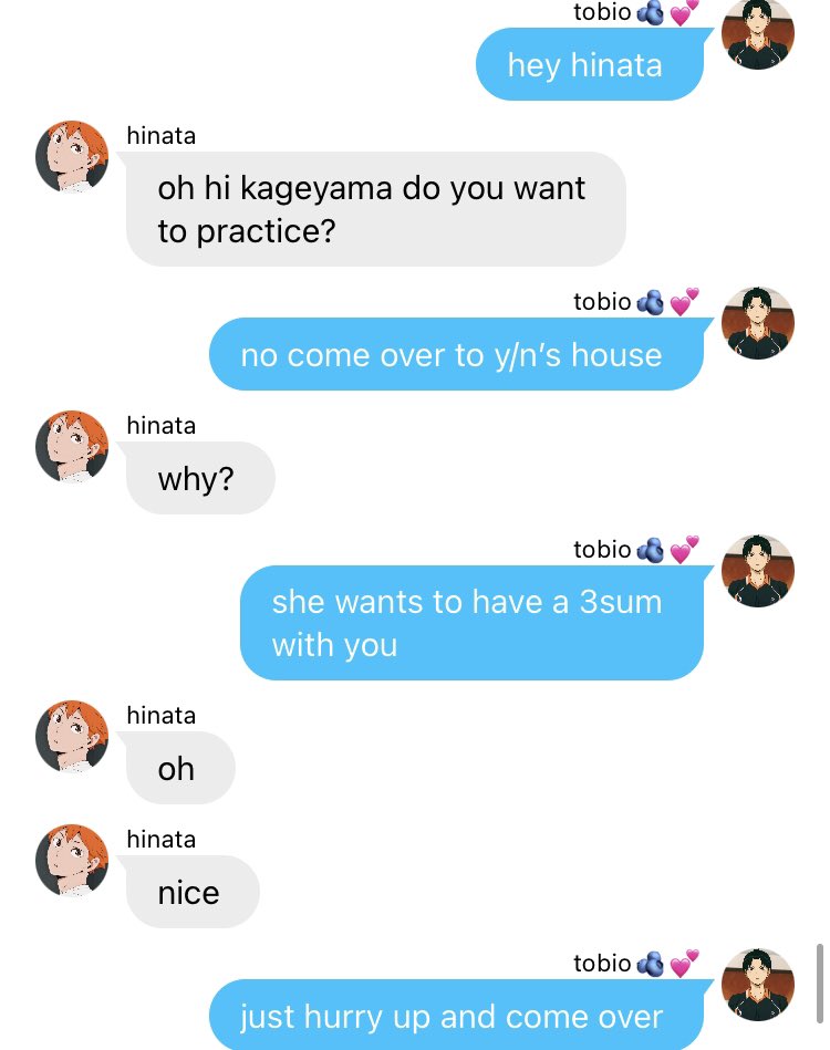 kageyama - hinata 1/2