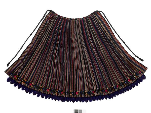 WiltshireLaceCo's tweet image. This morning starts with a colourful apron, or 'Suknja', from Belgrade. Made around 1930, it features a hand crocheted scalloped edge trimming stitched to the hemline in two shades of purple. @britishmuseum #1930scrochet #fashionhistory #crochettrim #belgradecrchet #1930sapron
